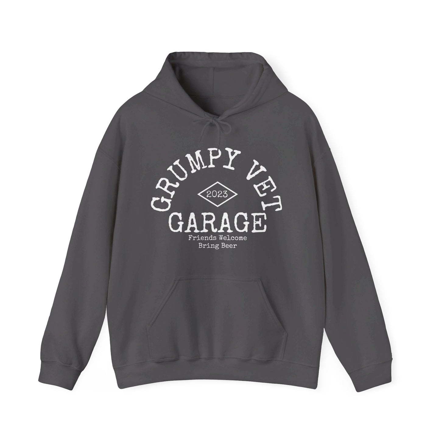 Grumpy Vet Garage Hooded Sweatshirt
