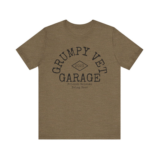 Grumpy Vet Garage Short Sleeve Tee