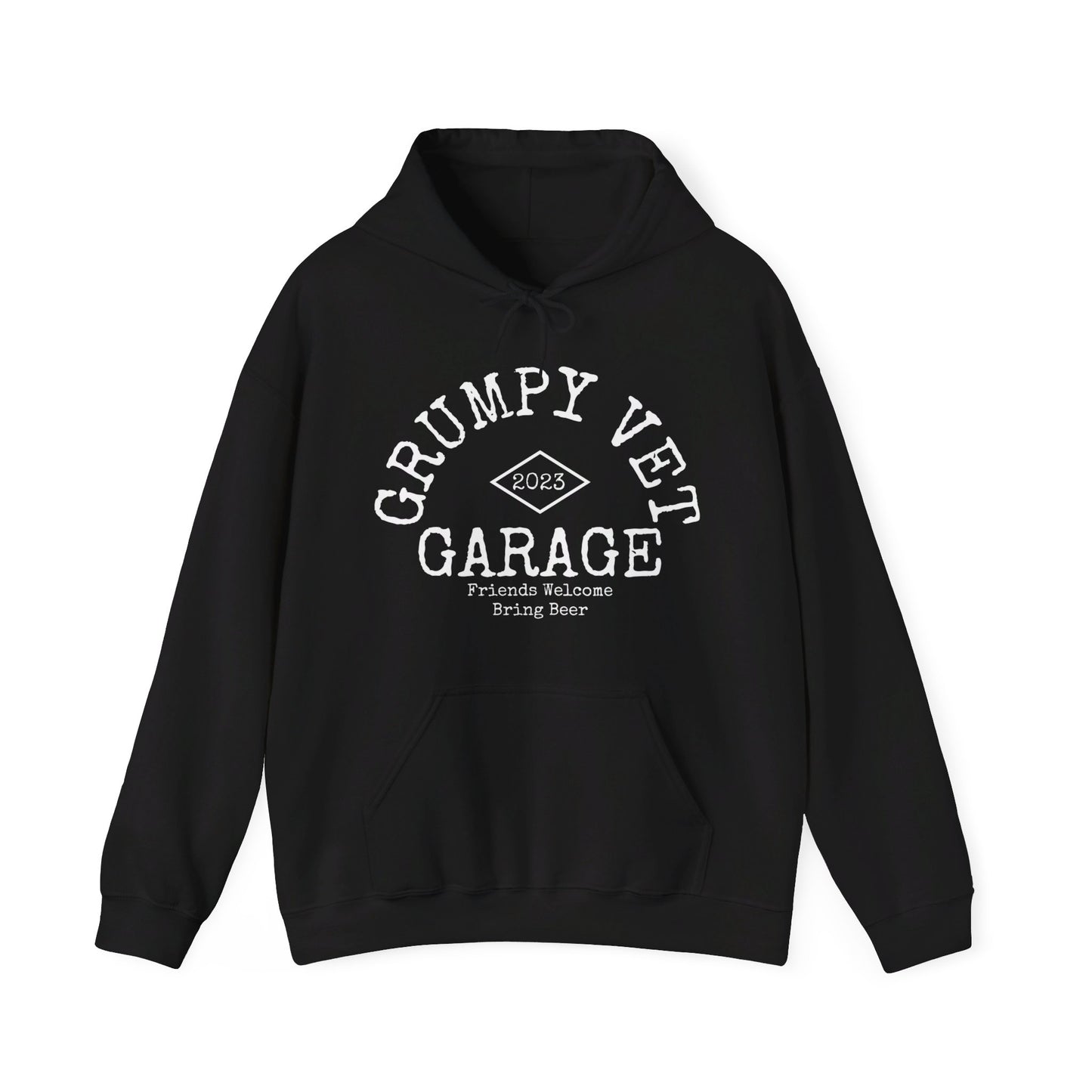 Grumpy Vet Garage Hooded Sweatshirt