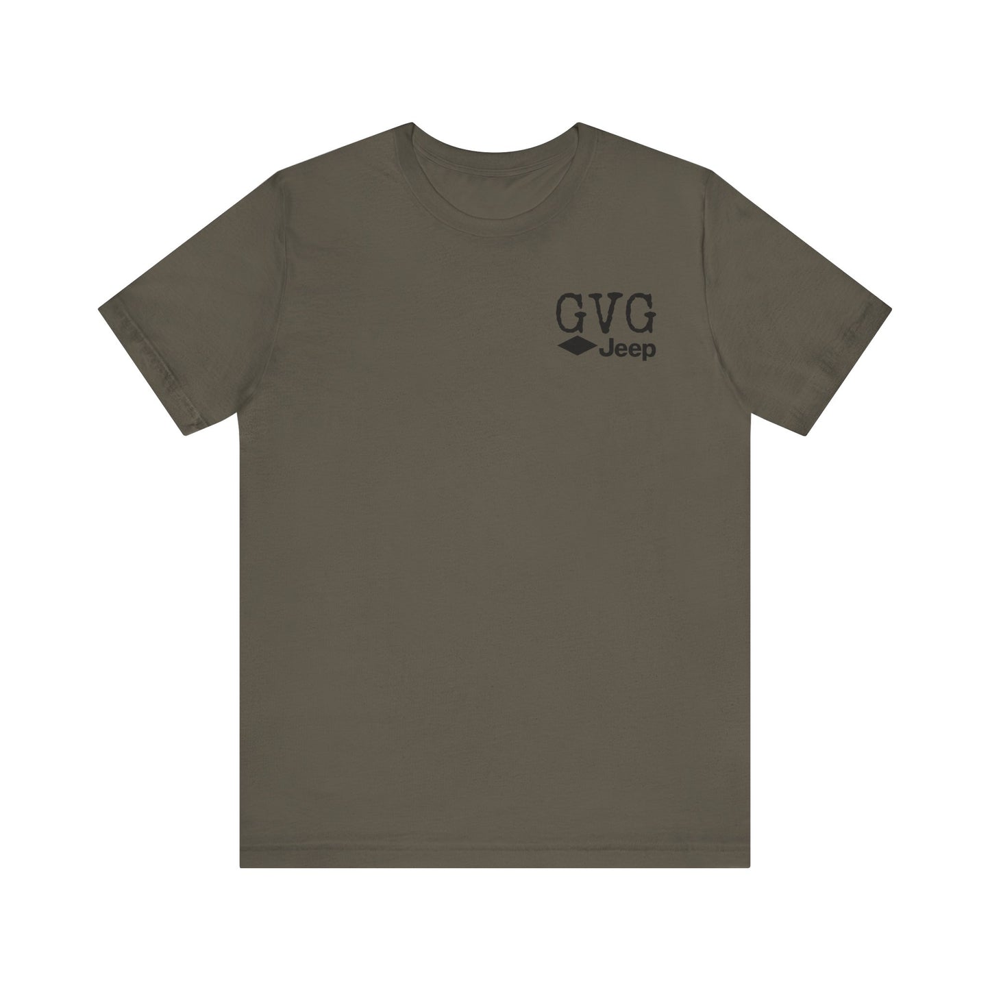 Grumpy Vet Garage Jeep Short Sleeve Tee