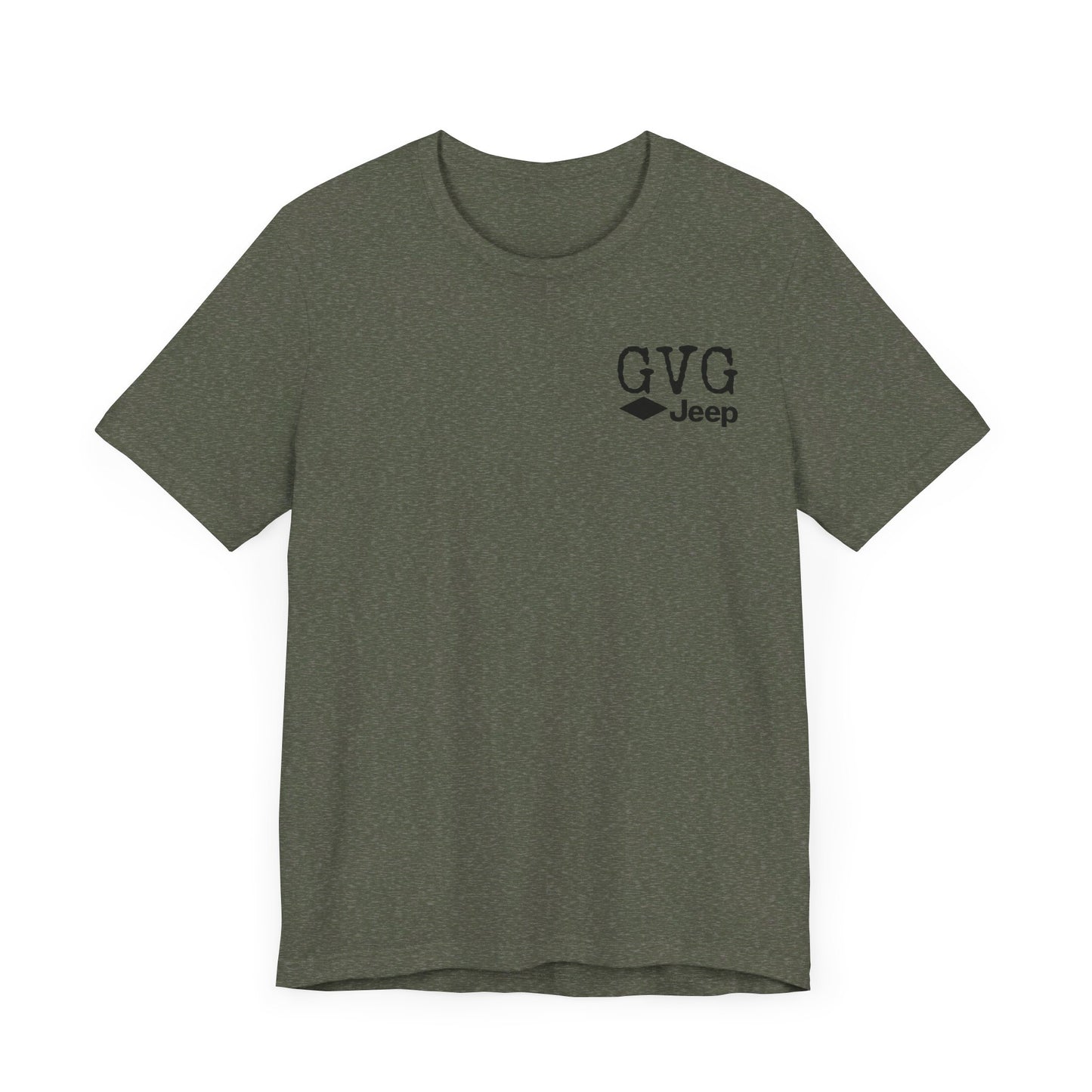 Grumpy Vet Garage Jeep Short Sleeve Tee