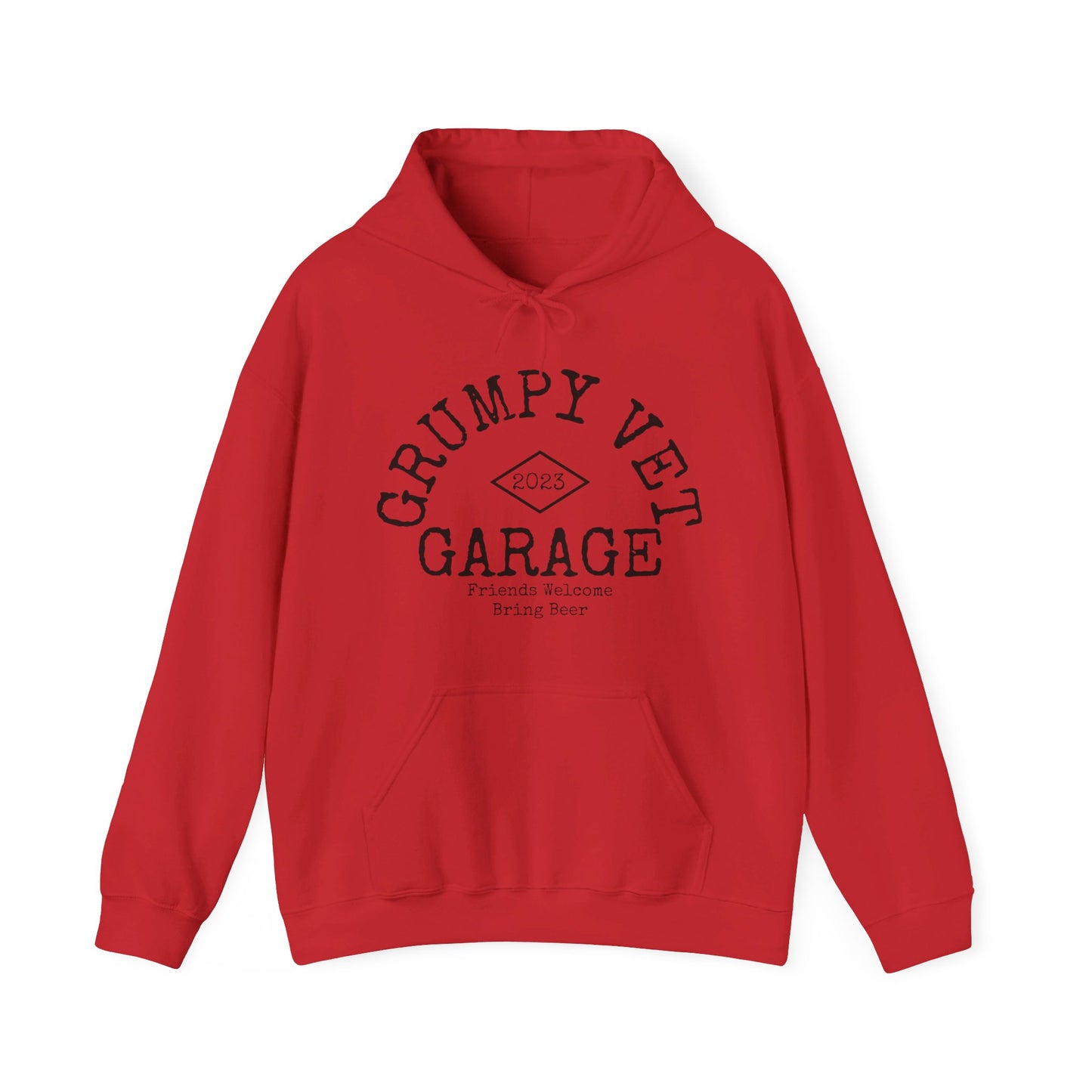 Grumpy Vet Garage Hooded Sweatshirt