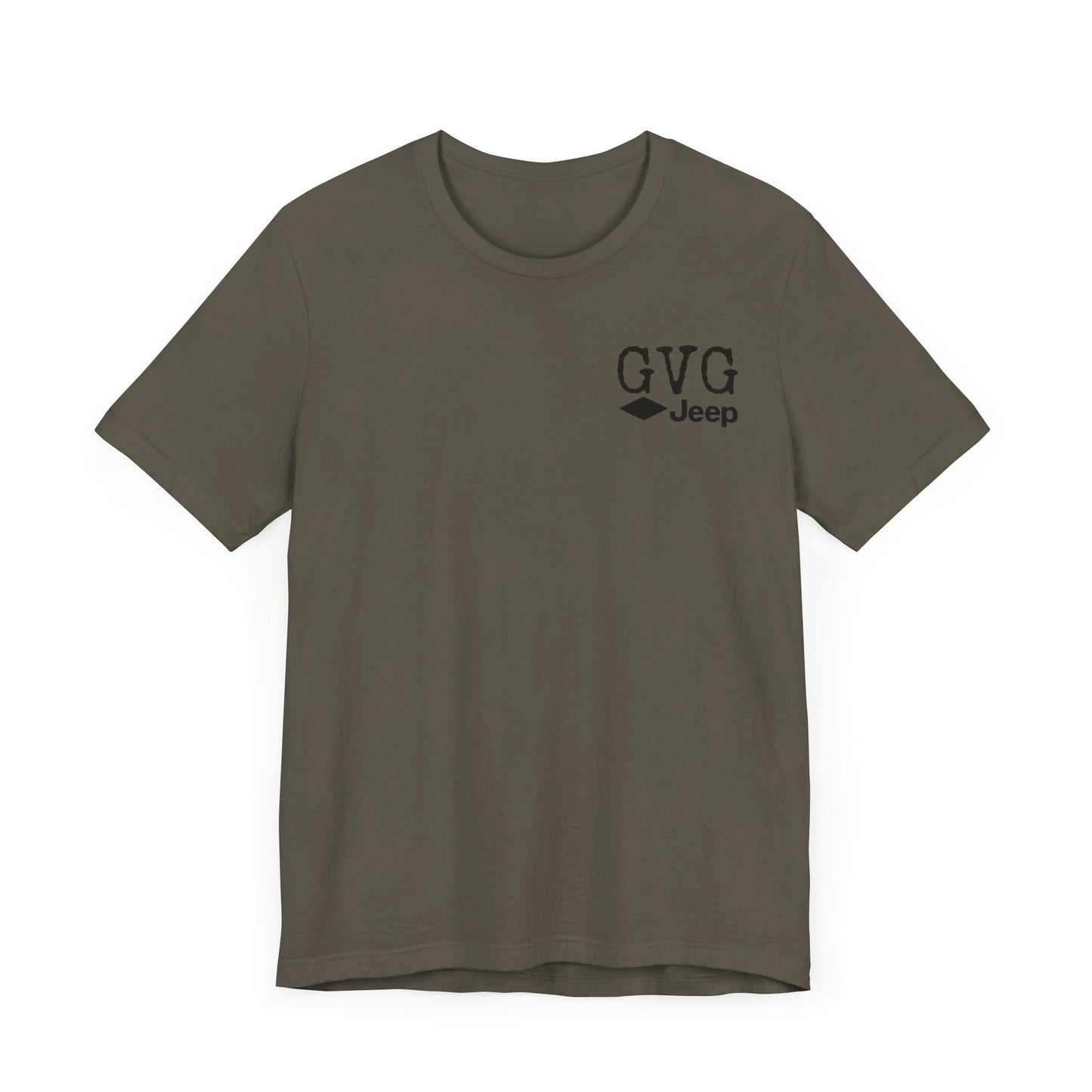 Grumpy Vet Garage Jeep Short Sleeve Tee