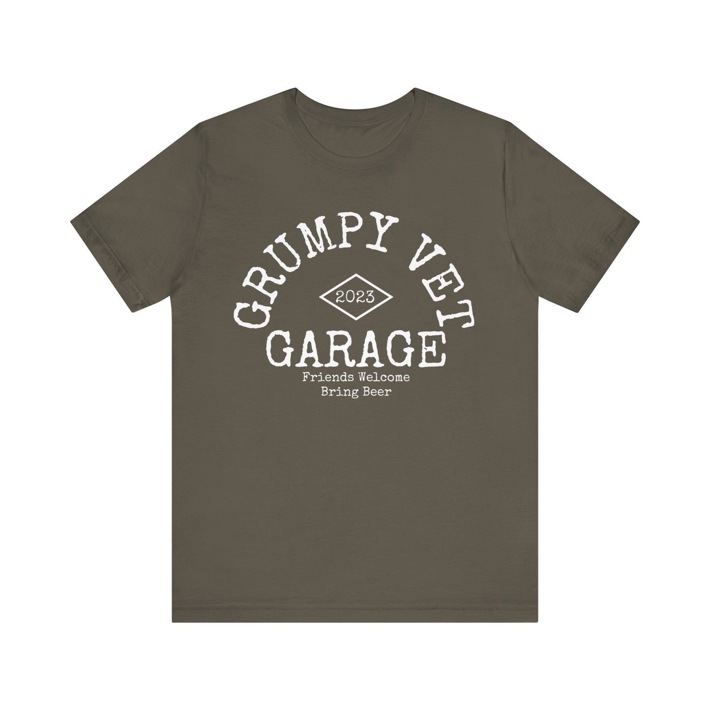 Grumpy Vet Garage Short Sleeve Tee