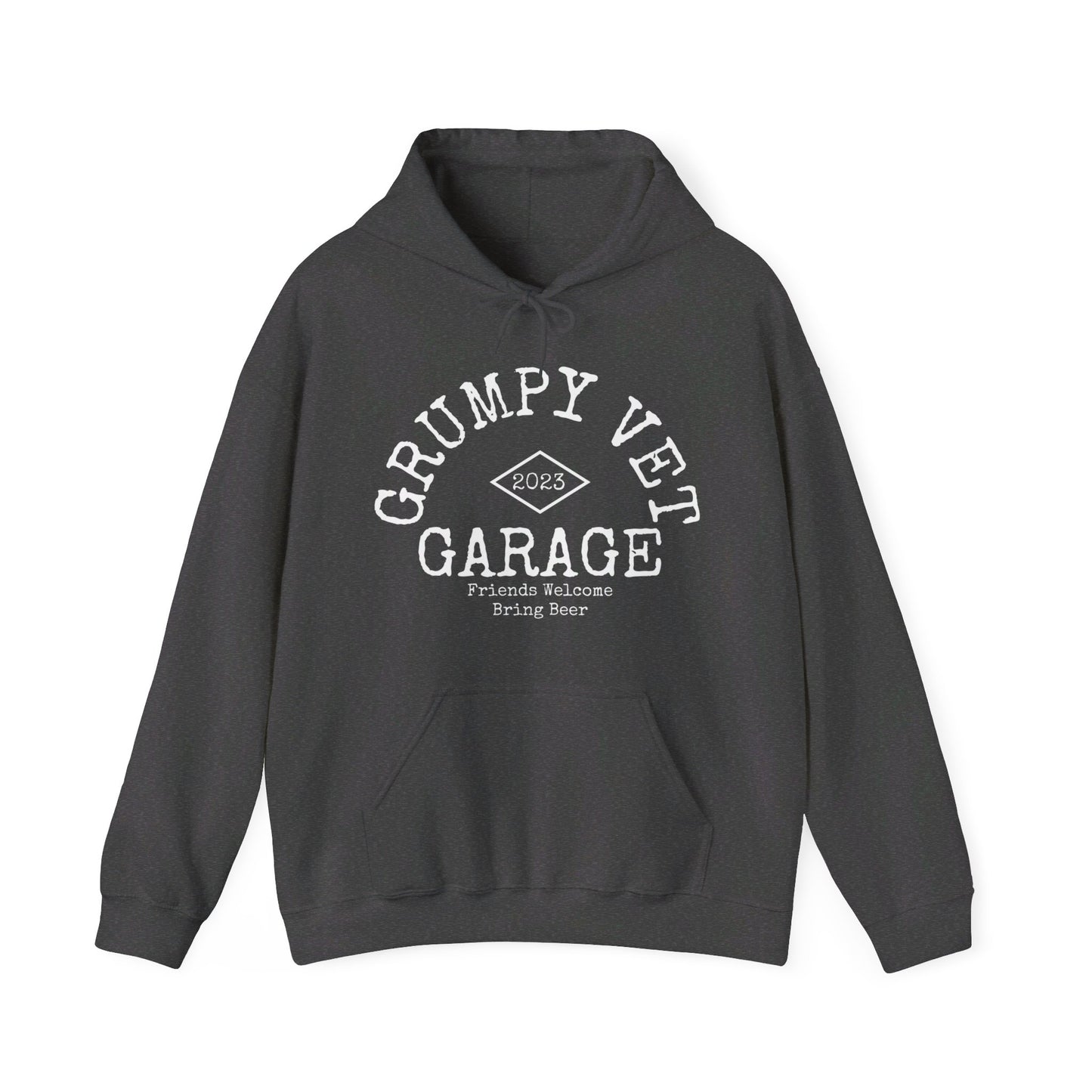 Grumpy Vet Garage Hooded Sweatshirt