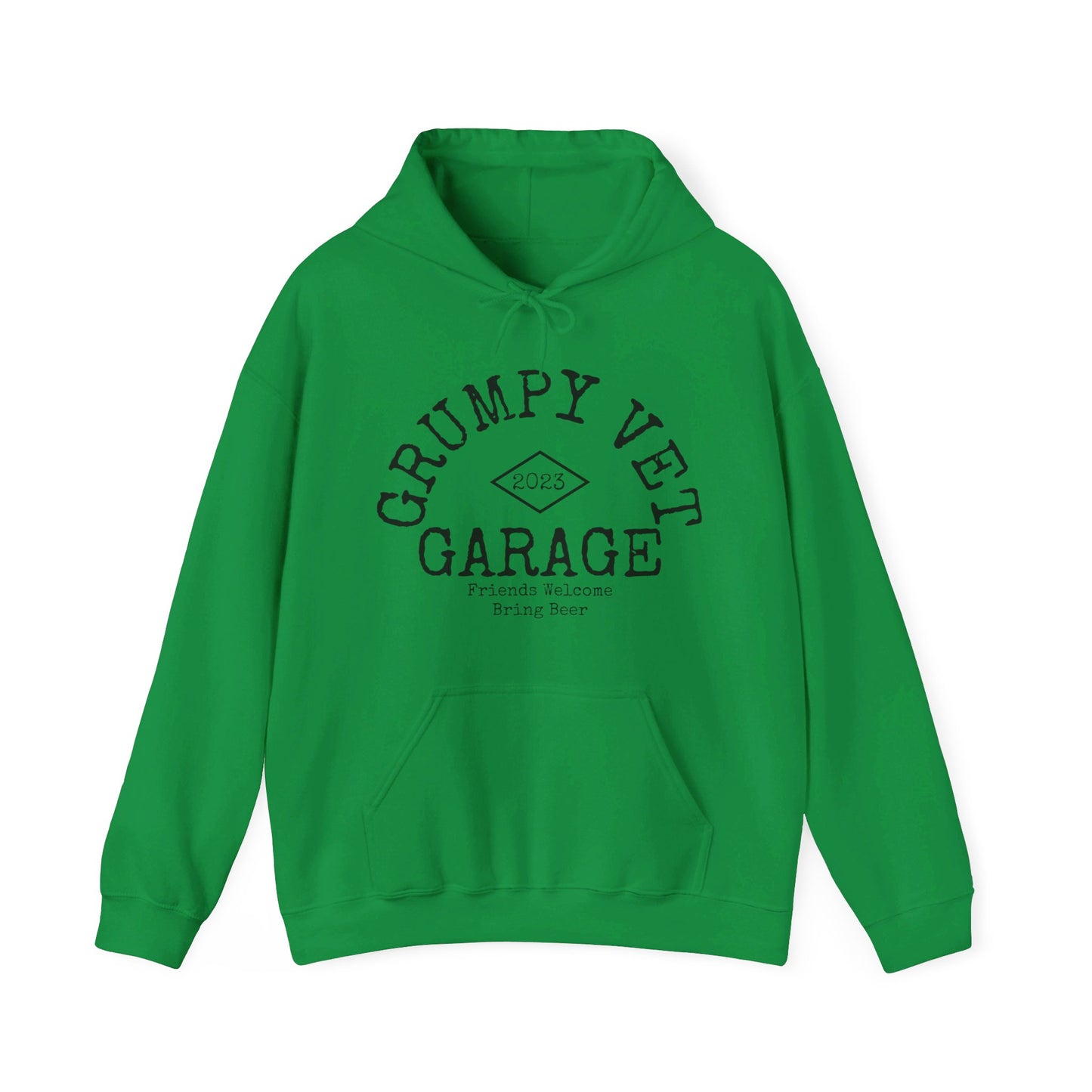 Grumpy Vet Garage Hooded Sweatshirt